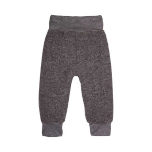 Pantaloni lână fiartă Pure Pure - Grey Melange spate