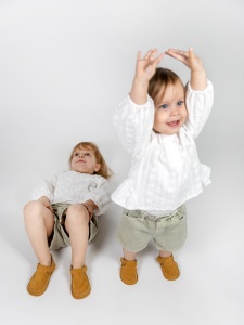 Pantofi barefoot piele intoarsa - Erda Camel