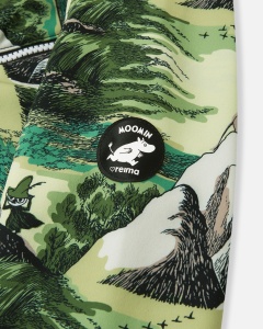 Salopetă softshell Reima  Moomin Skyddad,  Light Lime