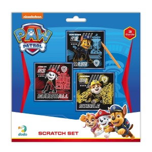 Set creativ de razuit, Patrula Catelusilor - Dodo Toys
