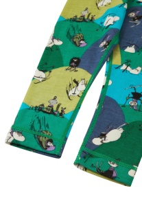 Set lână merinos și lyocell, Reima - Moomin Trivsam Green