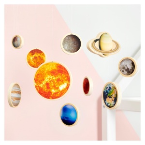 Solar System, discuri din lemn cu sistemul solar, TickiT - Img 4
