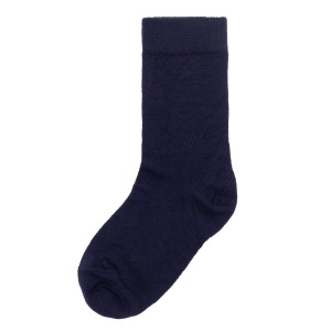 Șosete subtiri din lână merinos Joha - Navy