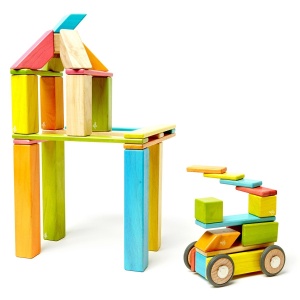 Tegu Tints, set 42 piese din lemn magnetic - Img 2