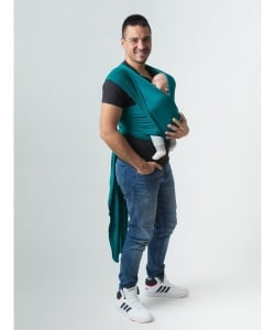 Wrap elastic Isara - Teal green