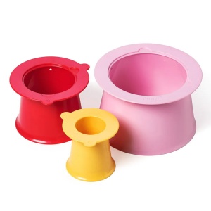Alto, set forme pentru nisip, rosu, Quut Toys