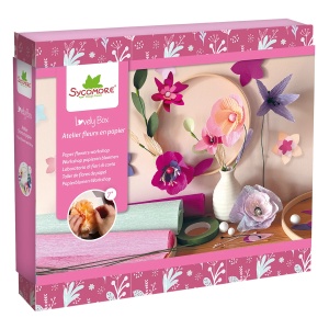 Atelier creativ, Flori din hârtie creponată, Sycomore