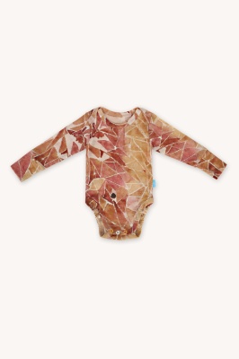Body lână merinos extrafină Paterns - Ginger Gorpcore