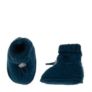 Botosei lână merinos fleece Joha - Dark Turquoise