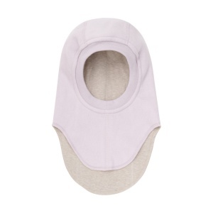 Cagulă dublată bumbac fleece Huttelihut - Cloud Gray