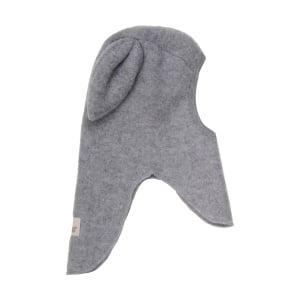 Cagulă lână merinos fleece Huttelihut - Grey Melange