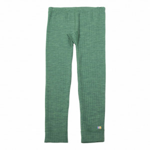 Colanți lână merinos Joha - Basic Green