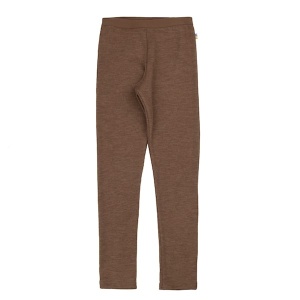 Colanți lână merinos Joha - Warm Brown
