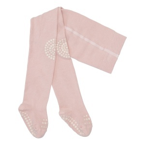 Dres antiderapant din bumbac organic Go Baby Go - Soft Pink