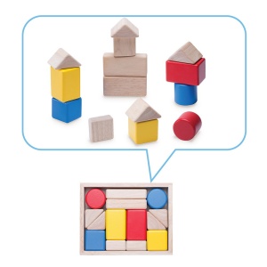 First Sound Blocks, cuburi din lemn cu sunete, Wonderworld - Img 3