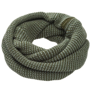 Fular circular adulți lână merinos Disana - Olive/Jade