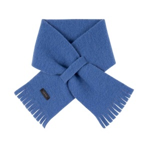 Fular din lână merinos fleece Pure Pure - Bright Blue