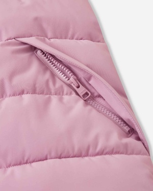 Geacă lungă de iarnă Reima Luvia - Grey Pink