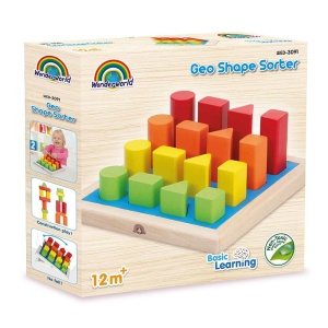 Geo Shape, forme geometrice de sortat, Wonderworld - Img 5