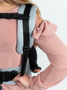 Isara Quick Full Buckle V2, Pearl Grey, Marsupiu Ergonomic