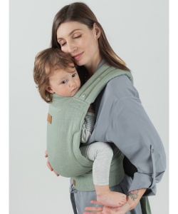 Isara Quick Half Buckle- Sage Green Linen (100% in)
