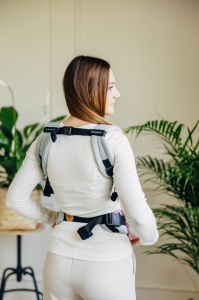 LennyLight - marsupiu ergonomic, Herringbone Grey