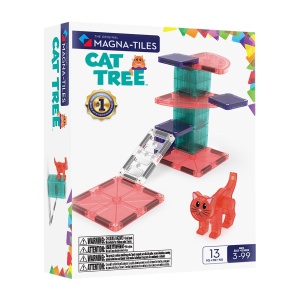 MAGNA-TILES Cat Tree, set magnetic 13 piese - Img 4