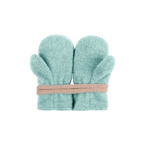 Mănusi lână merinos fleece si bumbac Pure Pure - Jade