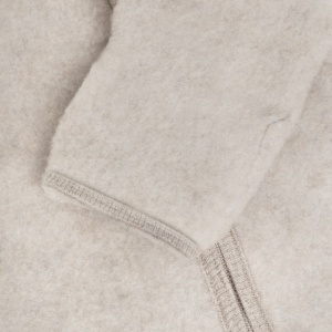 Overall cu urechi lână merinos fleece Huttelihut - Camel Melange