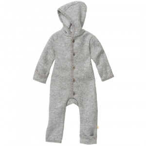 Overall din lână fiartă Disana - Grey