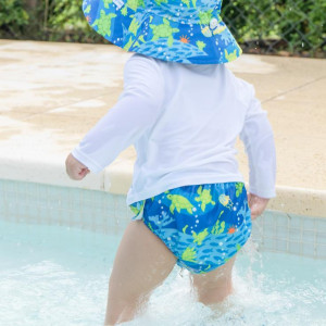 Palarie ajustabila Green Sprouts by iPlay SPF 50+ - Royal Blue Turtle Journey