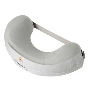 Perna de Alaptat Multifunctionala Ergobaby Natural Curve, Moonlight Grey - Img 1