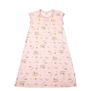 Rochie pijama bambus Joha - Tukan Pink
