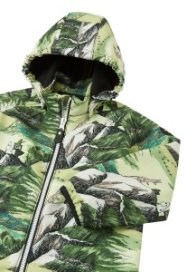Salopetă softshell Reima  Moomin Skyddad,  Light Lime