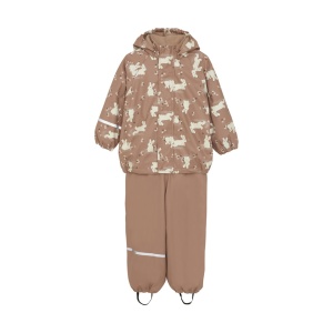 Set de ploaie căptușit Celavi - Tawny Brown
