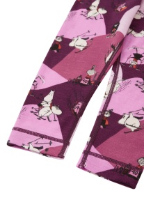 Set lână merinos și lyocell, Reima - Moomin Trivsam Pink