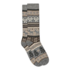 Șosete lungi lână merinos femei Mp Denmark - Joy Grey Melange