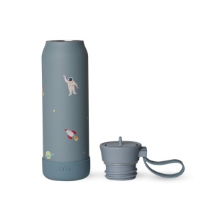Sticlă de apă termoizolantă inox, 350ml, Citron - Spaceship - Img 4
