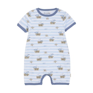 Summersuit bumbac organic - Skyway, Minymo