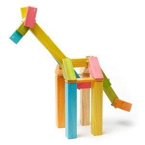 Tegu Tints, set 42 piese din lemn magnetic - Img 3