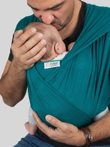 Wrap elastic Isara - Teal Green (bambus organic)