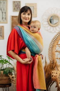 Wrap tesut Lennylamb - Pastels - Size M (4,6m)