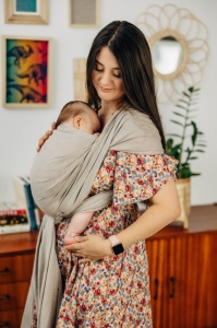 Wrap țesut Lennylamb - Peanut Butter - Size S (4,2m)