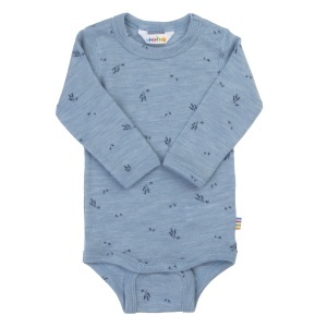 Body lână merinos Joha - Blue Melange