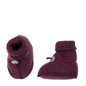 Botosei lână merinos fleece Joha - Plum