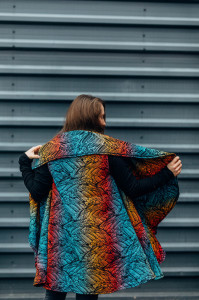 Cardigan lung/protectie babywearing pentru vreme rece, Lenny lamb - Wild Soul