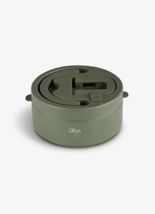 Caserolă termoizolantă cu 2 compartimente, 400ml, Citron - Green - Img 4