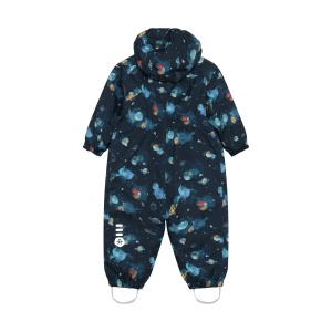 Combinezon impermeabil Color Kids - Total Eclipse