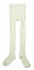 Dres lână merinos Joha - Basic Rib Off White