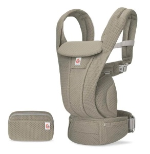 Ergobaby Omni Deluxe Mesh Soft Olive, Marsupiu ergonomic